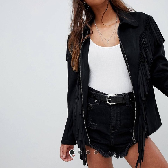 ASOS Jackets & Blazers - Fringe Suedette Jacket 🧥 🔥 🔥